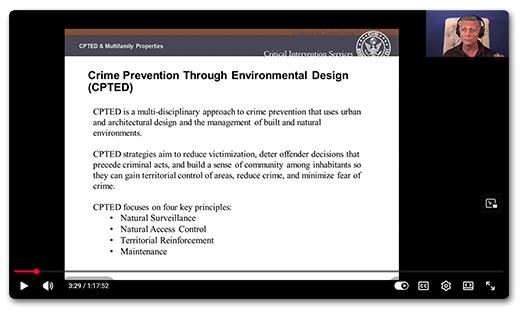 HAI CPTED webinar presentation - Crime Prevention Through Environmental Design for multifamily properties